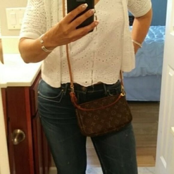 New 100% Leather Strap Replacment Crossbody - Picture 5 of 8